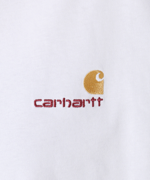Carhartt WIP(カーハートダブリューアイピー)の「CARHARTT WIP L/S AMERICAN SCRIPT T-SHIRT(Tシャツ/カットソー・レディース・ホワイト/ベージュ・SMALL/MEDIUM/X-SMALL)」の12枚目の写真