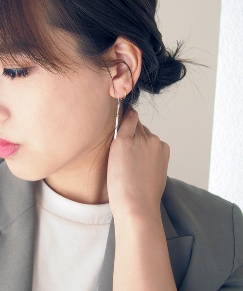 SALON（サロン）の「【日本製】シルバー925×14KGFピアス 両耳用（ピアス（両耳用）・レディース・シルバー系その他/シルバー・FREE）」の2枚目の写真