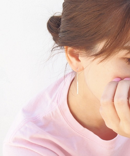 SALON（サロン）の「【日本製】シルバー925×14KGFピアス 両耳用（ピアス（両耳用）・レディース・シルバー系その他/シルバー・FREE）」の5枚目の写真