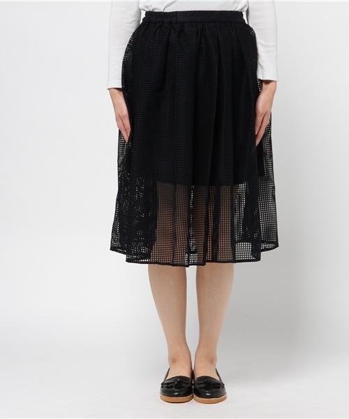 Chico（チコ）の「スクエアレースSK（スカート・レディース・ホワイト/ネイビー/ロイヤルブルー・FREE）」の15枚目の写真