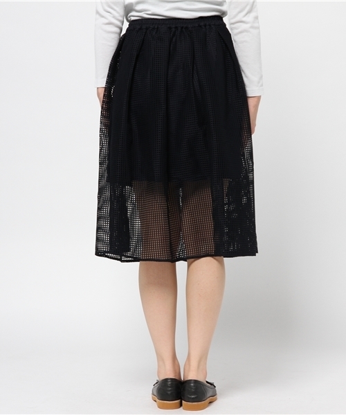 Chico（チコ）の「スクエアレースSK（スカート・レディース・ホワイト/ネイビー/ロイヤルブルー・FREE）」の9枚目の写真