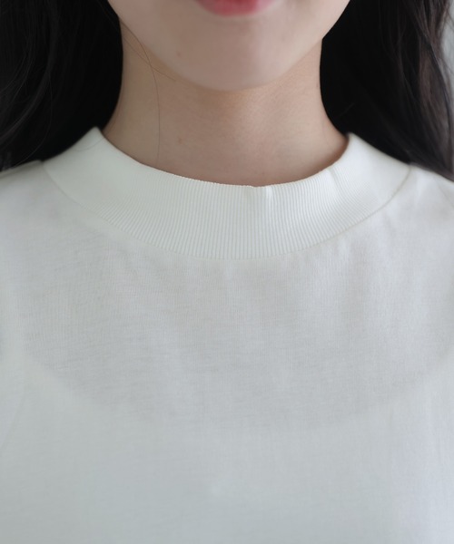 ElegChic(エレグシック)の「モックネックボリューム袖ロンT(Tシャツ/カットソー・レディース・ライトベージュ/ブラック/オフホワイト・4L/M/XL)」の16枚目の写真