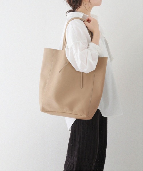 MARLON FIRENZE(マーロンフィレンツェ)の「【MARLON FIRENZE/マルロン】 SHOPPER BIG:バッグ(トートバッグ・レディース・ブラック/ベージュ・FREE)」の7枚目の写真