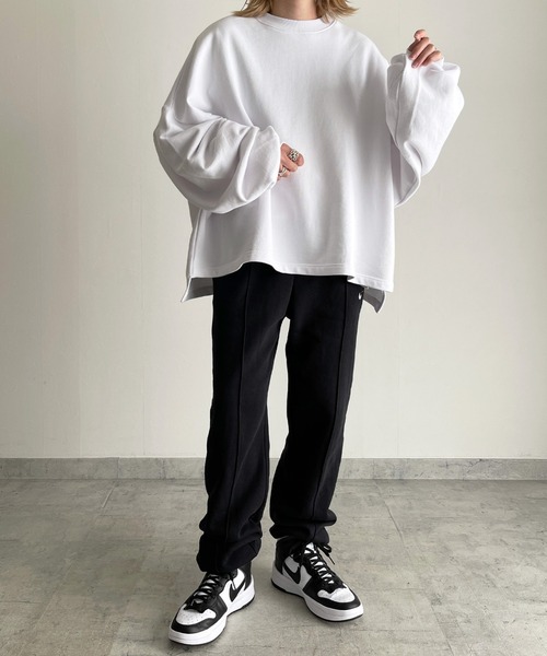 y/m by MIHO（イムバイミホ）の「ワイドスリーブスウェットトップス