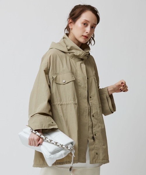 BABYLONE（バビロン）の「タフタライトブルゾン（ブルゾン・レディース・ベージュ/カーキ/ブラック・フリー）」の13枚目の写真