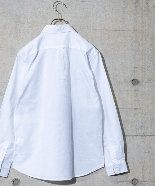 JOHN'S CLOSET（ジョンズクローゼット）の「【a】クレイジー切り替えオックスレギュラーBDシャツ 長袖（シャツ/ブラウス・メンズ・ホワイト/ホワイト系その他/ブルー系その他/ネイビー・MEDIUM/LARGE）」の7枚目の写真