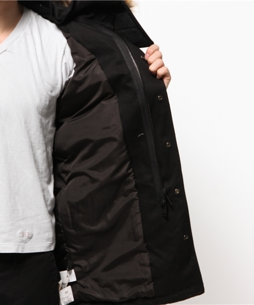 OUTLET（アウトレット）の「【WHO'S WHO gallery】EMモッズコート（モッズコート・メンズ・ブラック/カーキ・MEDIUM/LARGE）」の9枚目の写真