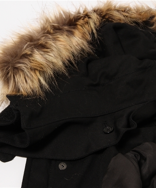OUTLET（アウトレット）の「【WHO'S WHO gallery】EMモッズコート（モッズコート・メンズ・ブラック/カーキ・MEDIUM/LARGE）」の4枚目の写真