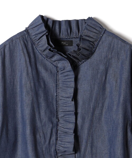 SHIPS（シップス）の「Primary NavyLabel:〈手洗い可能〉ライトデニム 