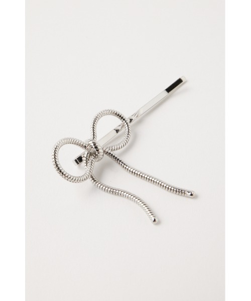 MOUSSY（マウジー）の「RIBBON MOTIF CLIP SET（ヘアピン・レディース・シルバー/ゴールド・FREE）」の8枚目の写真