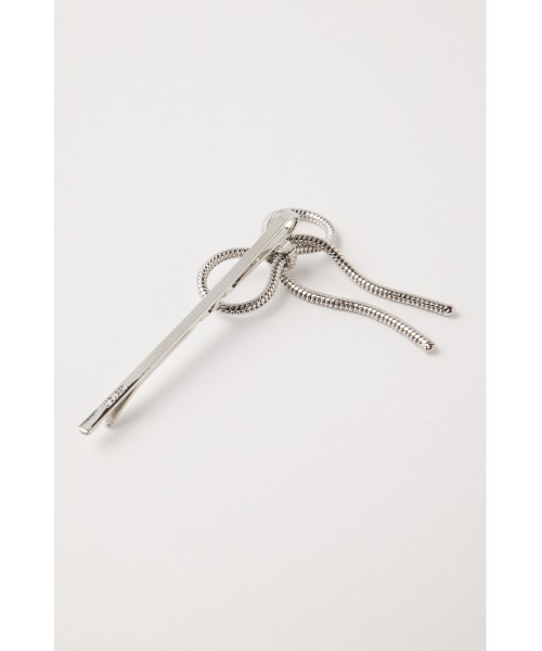 MOUSSY（マウジー）の「RIBBON MOTIF CLIP SET（ヘアピン・レディース・シルバー/ゴールド・FREE）」の10枚目の写真