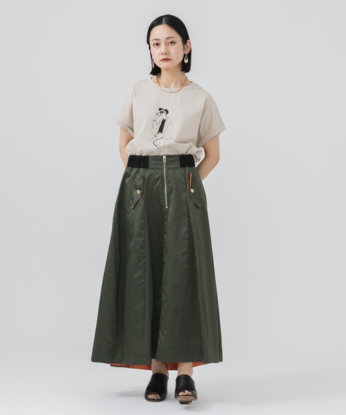 CLOCHE（クロシェ）の「cloche 女の子T（Tシャツ/カットソー・レディース・ホワイト/ブラック/ベージュ・FREE）」の17枚目の写真