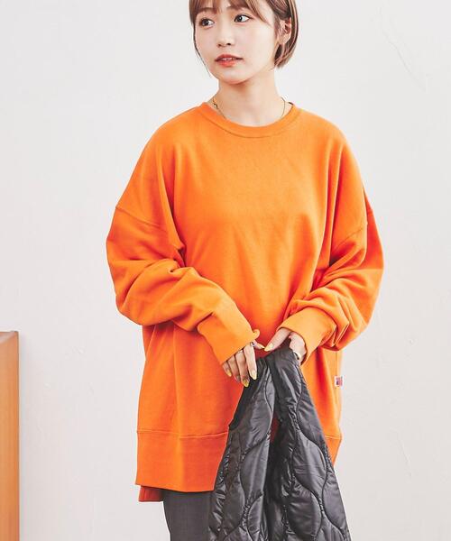 Web限定 大人も着たい抜け感スウェット オーバーサイズカラースウェット レディース Women Coen コーエン 公式ファッション通販