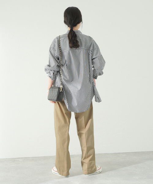 Spick & Span（スピックアンドスパン）の「ローライズワイドストレートパンツ（その他パンツ・レディース・ベージュ/ピンク・38/36）」の22枚目の写真