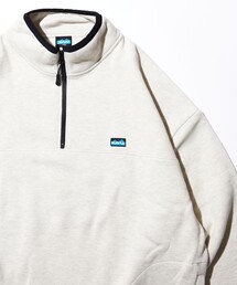 FREAK'S STORE（フリークスストア）の「WEB限定 KAVU×FREAK'S STORE/カブー 別注 ビッグシルエット ワンポイント刺繍 ハーフジップ プルオーバースウェット（スウェット・メンズ）」