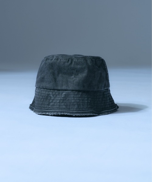 Ellno Loset（エルノロゼット）の「ダメージバケハ（ハット・メンズ・ブラック・FREE）」の4枚目の写真