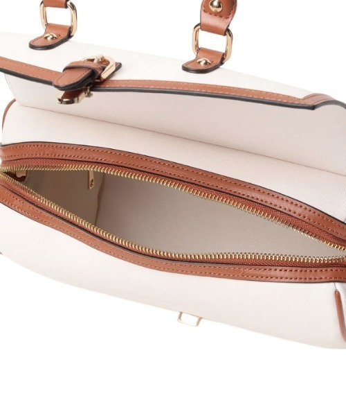 EIMY ISTOIRE（エイミーイストワール）の「カラーエッジボストンバッグ（ボストンバッグ・レディース・アイボリー・FREE）」の10枚目の写真