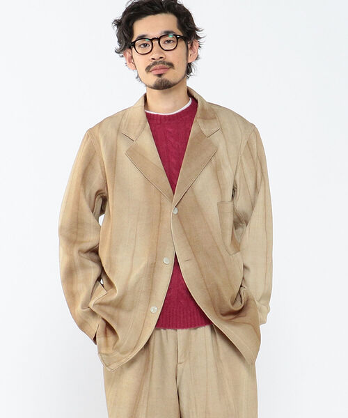BEAMS PLUS(ビームスプラス)の「BEAMS PLUS / 斑染め 3ボタン ワークジャケット(その他アウター・メンズ・ベージュ/ネイビー・X-LARGE/MEDIUM/LARGE/SMALL)」の5枚目の写真