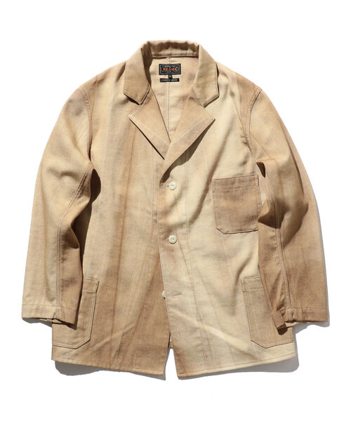 BEAMS PLUS(ビームスプラス)の「BEAMS PLUS / 斑染め 3ボタン ワークジャケット(その他アウター・メンズ・ベージュ/ネイビー・X-LARGE/MEDIUM/LARGE/SMALL)」の7枚目の写真