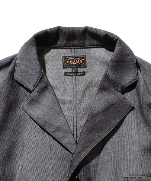 BEAMS PLUS(ビームスプラス)の「BEAMS PLUS / 斑染め 3ボタン ワークジャケット(その他アウター・メンズ・ベージュ/ネイビー・X-LARGE/MEDIUM/LARGE/SMALL)」の14枚目の写真