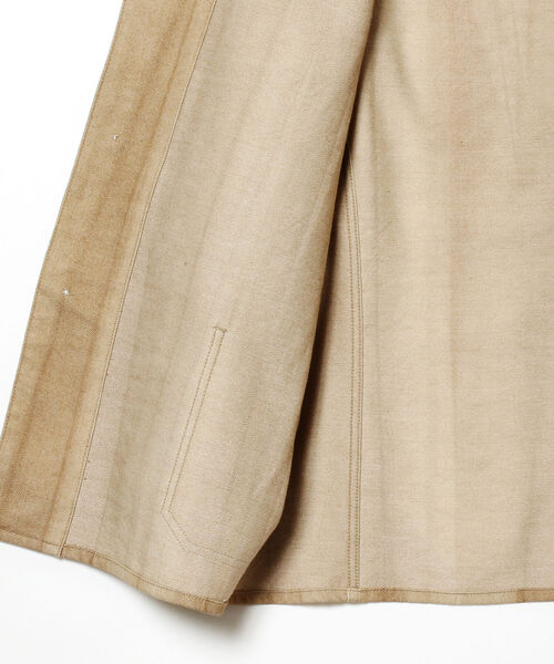 【極美品】BEAMS PLUS テック ベアツイル 3ボタン ワークジャケットM BEAMS PLUS / ハイデンシティ コットン 3ボタン ジャケット