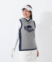 【marie claire:マリ.クレール】カットソーパーカーベスト / インナーシャツセットアイテム