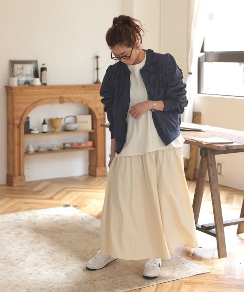 DONOBAN（ドノバン）の「フリルブルゾン（ブルゾン・レディース・ブラック/ネイビー・F）」の11枚目の写真