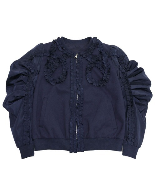 DONOBAN（ドノバン）の「フリルブルゾン（ブルゾン・レディース・ブラック/ネイビー・F）」の20枚目の写真