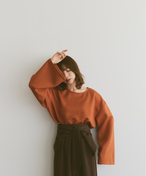moi tytto（モイテュット）の「3wayフレア袖セットトップス（その他トップス・レディース・ブラウン/テラコッタ/ナチュラル・FREE）」の14枚目の写真