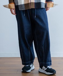 Universal Style Wear | Universal Style Wear テーパード デニム バズーカ パンツ(デニムパンツ)