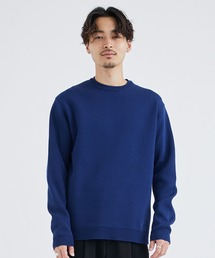 city | 【洗える】COTTON CREWNECK KNIT/撥水 コットンクルーネックニット(ニット/セーター)