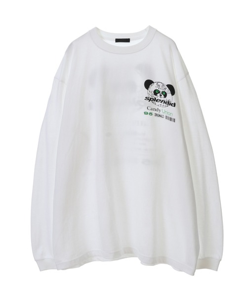 Candy Stripper（キャンディストリッパー）の「CANDY UNION L/S Tシャツ（Tシャツ/カットソー・レディース・ブラック/オフホワイト/ヘザーグレー・2）」の7枚目の写真