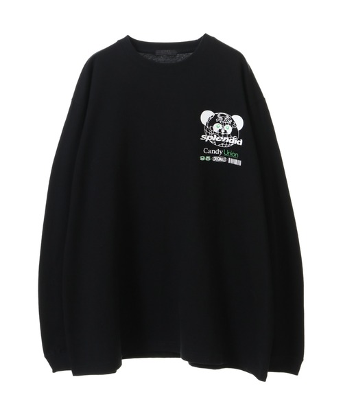 Candy Stripper（キャンディストリッパー）の「CANDY UNION L/S Tシャツ（Tシャツ/カットソー・レディース・ブラック/オフホワイト/ヘザーグレー・2）」の6枚目の写真