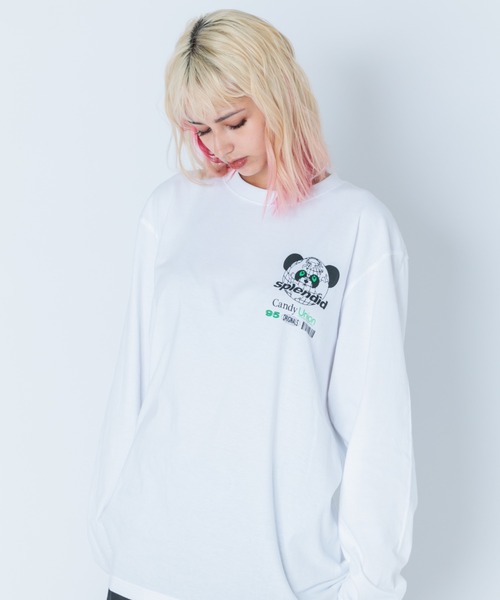 Candy Stripper（キャンディストリッパー）の「CANDY UNION L/S Tシャツ（Tシャツ/カットソー・レディース・ブラック/オフホワイト/ヘザーグレー・2）」の4枚目の写真
