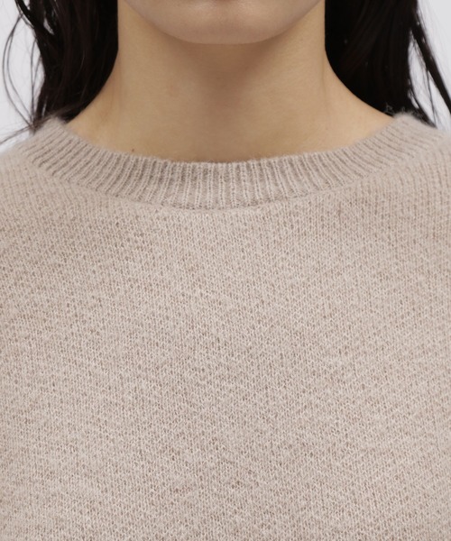 LAKOLE（ラコレ）の「7Gヘアリーヤーンダブルジャカードプルオーバー / 165936（ニット/セーター・レディース・ブラック/ブラウン/ベージュ/ブルー・SMALL/MEDIUM）」の15枚目の写真