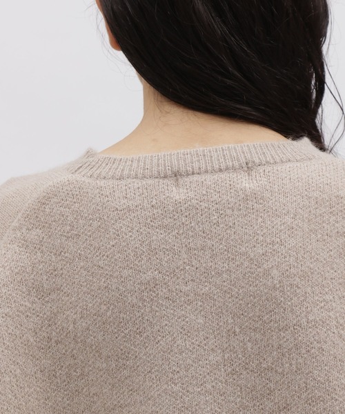 LAKOLE（ラコレ）の「7Gヘアリーヤーンダブルジャカードプルオーバー / 165936（ニット/セーター・レディース・ブラック/ブラウン/ベージュ/ブルー・SMALL/MEDIUM）」の11枚目の写真