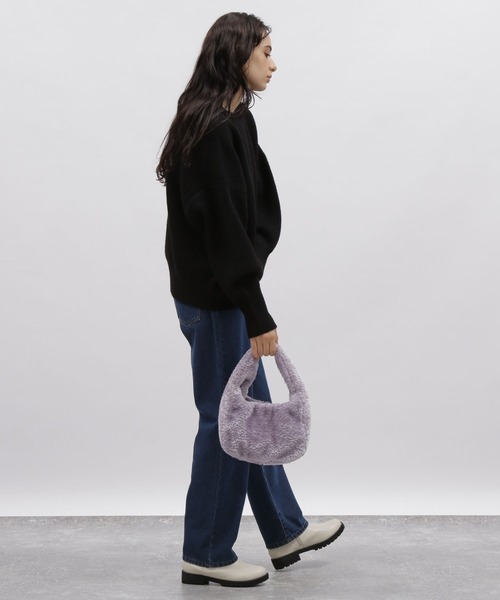 LAKOLE（ラコレ）の「7Gヘアリーヤーンダブルジャカードプルオーバー / 165936（ニット/セーター・レディース・ブラック/ブラウン/ベージュ/ブルー・SMALL/MEDIUM）」の17枚目の写真