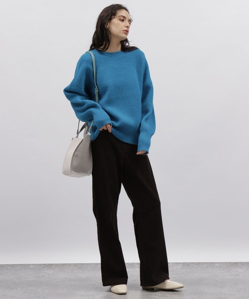 LAKOLE（ラコレ）の「7Gヘアリーヤーンダブルジャカードプルオーバー / 165936（ニット/セーター・レディース・ブラック/ブラウン/ベージュ/ブルー・SMALL/MEDIUM）」の10枚目の写真