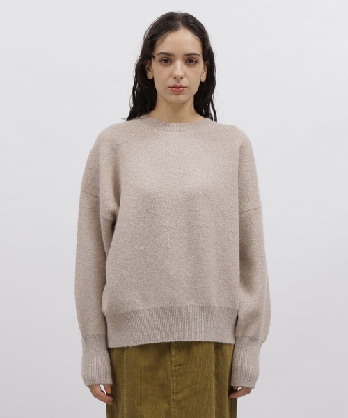 LAKOLE（ラコレ）の「7Gヘアリーヤーンダブルジャカードプルオーバー / 165936（ニット/セーター・レディース・ブラック/ブラウン/ベージュ/ブルー・SMALL/MEDIUM）」の6枚目の写真