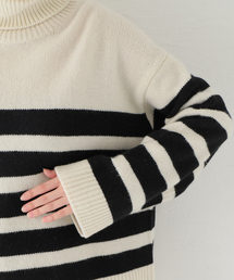 Deuxieme Classe（ドゥーズィエムクラス）の「*Wide border ニット