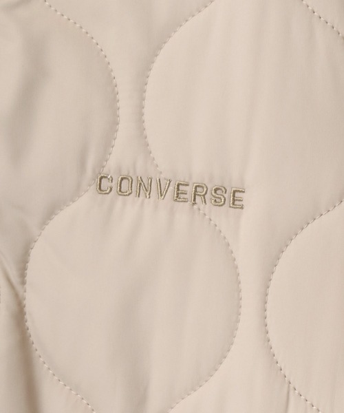 【半額以下！最終プライス♡】kay me グレージュ裏地ありジャケット15号 セール】CONVERSE/コンバース 2way ノーカラー 裏フリース