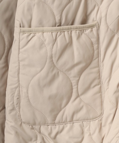 CONVERSE（コンバース）の「CONVERSE/コンバース 2way ノーカラー 裏フリース キルティングコートジャケット/中綿インナーダウンジャケット/撥水（ノーカラージャケット・メンズ・ブラック/オリーブ/ベージュ・M/L/LL）」の11枚目の写真