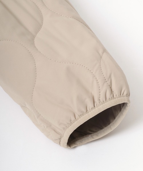 CONVERSE（コンバース）の「CONVERSE/コンバース 2way ノーカラー 裏フリース キルティングコートジャケット/中綿インナーダウンジャケット/撥水（ノーカラージャケット・メンズ・ブラック/オリーブ/ベージュ・M/L/LL）」の12枚目の写真