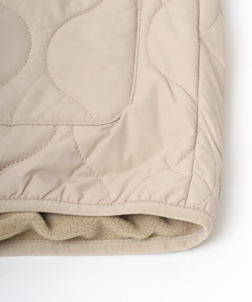 CONVERSE（コンバース）の「CONVERSE/コンバース 2way ノーカラー 裏フリース キルティングコートジャケット/中綿インナーダウンジャケット/撥水（ノーカラージャケット・メンズ・ブラック/オリーブ/ベージュ・M/L/LL）」の13枚目の写真