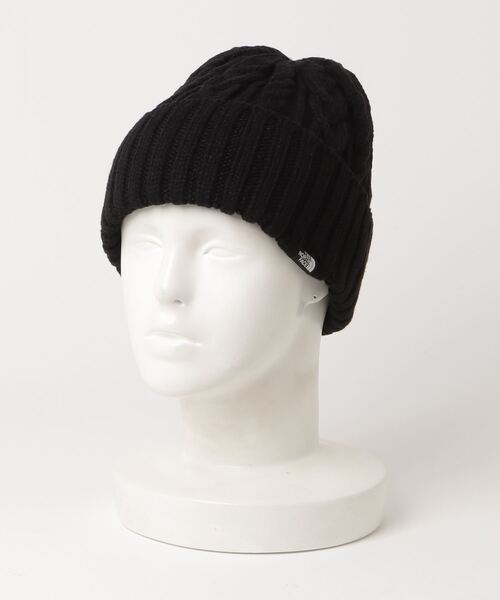 THE NORTH FACE(ザノースフェイス)の「ザ ノース フェイス THE NORTH FACE Cable Beanie(ケーブルビーニー)(ニットキャップ/ビーニー・メンズ・ダークブルー/ブラック/グレー系/グレー・フリ-)」の2枚目の写真
