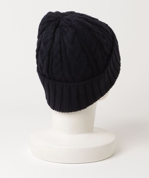 THE NORTH FACE(ザノースフェイス)の「ザ ノース フェイス THE NORTH FACE Cable Beanie(ケーブルビーニー)(ニットキャップ/ビーニー・メンズ・ダークブルー/ブラック/グレー系/グレー・フリ-)」の5枚目の写真
