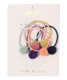 MIMI&LULA ミニポンポンヘアゴム