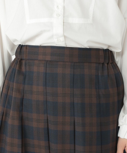 studio CLIP（スタディオクリップ）の「チェックプリーツスカート