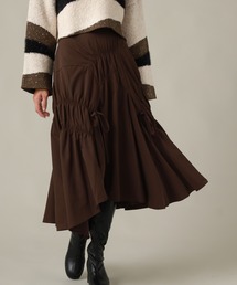 Cheek | シャーリングイレヘムスカート(スカート)