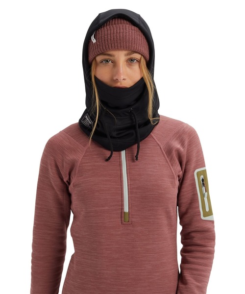 BURTON（バートン）の「Bonded フード（ネックウォーマー/スヌード・メンズ・ブラック/オリーブ・FREE/ONESIZE(L)）」の5枚目の写真